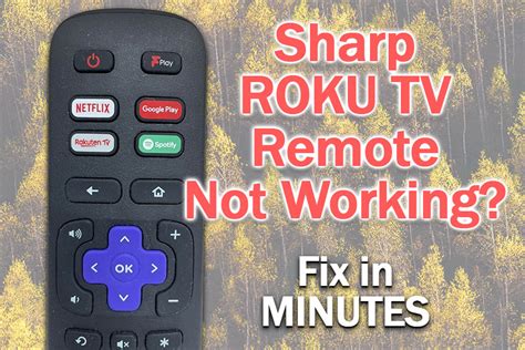 Sharp Tv Not Working With Roku Remote