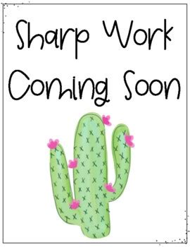 Sharp Work Coming Soon Printable