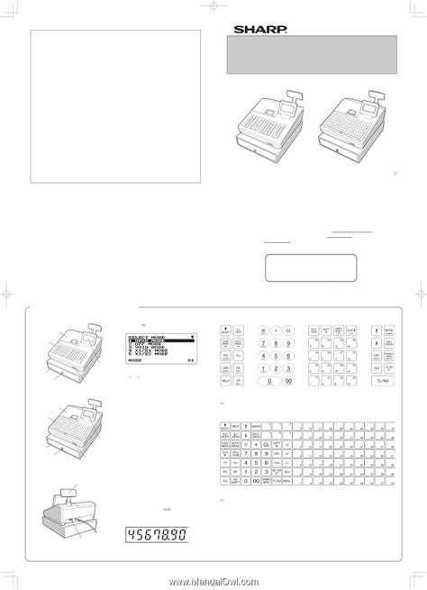 Sharp Xe A207 How To Reset