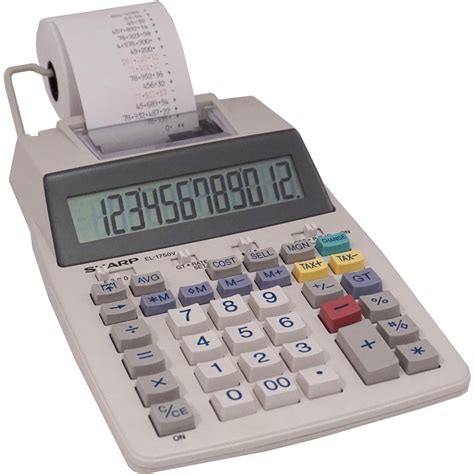 Sharp Calculators EL1801V Ink Printing Calculator, Fluorescent Display