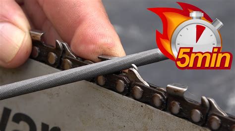 Sharpen Chainsaw File