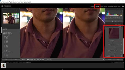 Sharpening Trong Lightroom