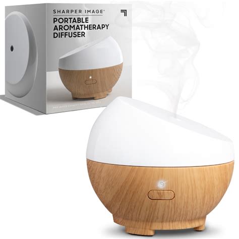 Sharper Image Diffuser Ultrasonic Aromatherapy Dome LED 100mL Macy