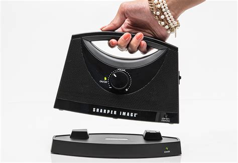 Sharper Image SBT624BK Super Slim Wireless Bluetooth Speaker, Super