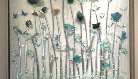 Broken Glass Crafts, Broken Glass Art, Sea Glass Crafts, Sea Glass Art