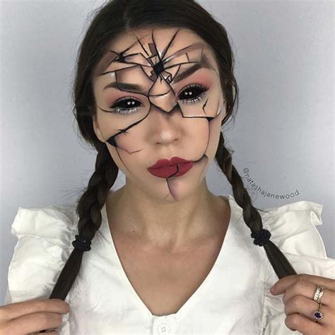 Shattered Doll Makeup