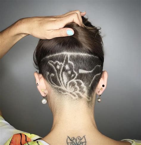 30 Cute & Rebellious Half Shaved Head Hairstyles For