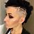 shaved sides haircut female designs