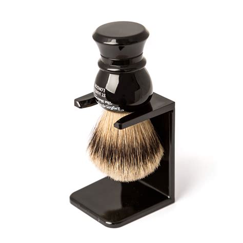 Shaving Brush With Drip Stand
