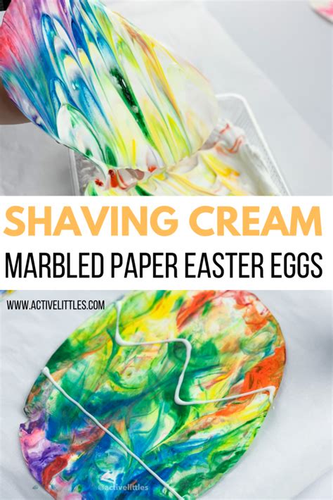 Shaving Cream Easter Craft