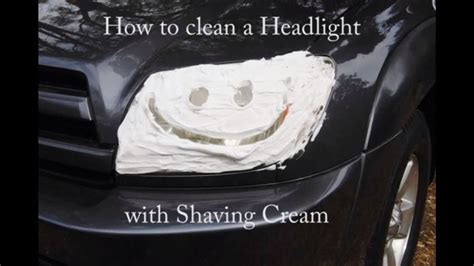 Shaving Cream Headlights