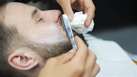 Shaving Face Barber