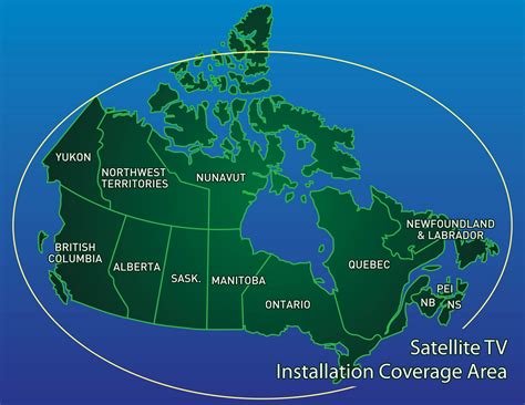 Shaw Satellite Tv Coverage Map