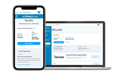 shaw satellite tv login