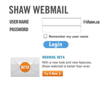 Shaw.ca Mail Settings Iphone