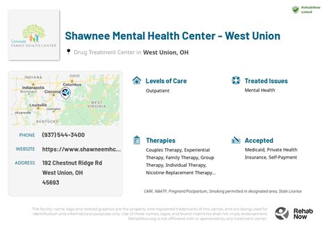 shawnee mental health west union ohio
