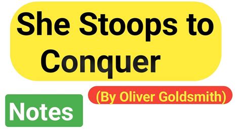About She Stoops To Conquer Pdf Updated