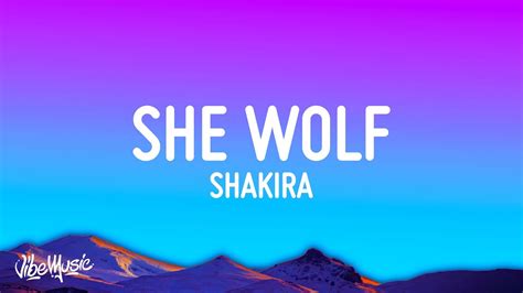 she wolf - shakira lyrics english