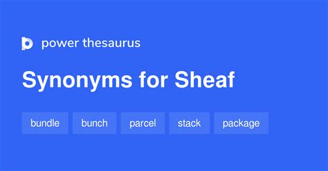 Sheaf Form Synonyms