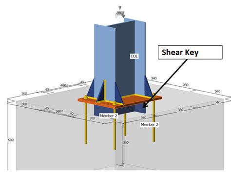 Shear Key In Column