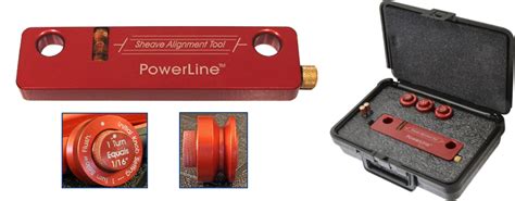 Sheave Laser Alignment Tool