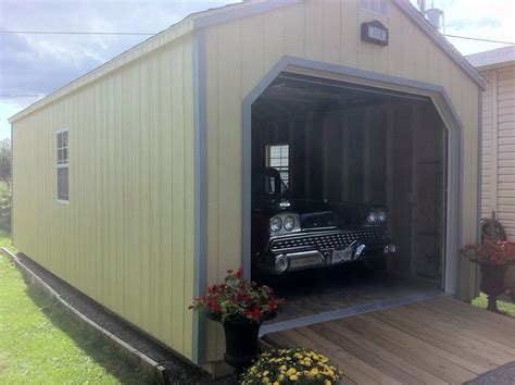 shed garage with floor delivered near me cost