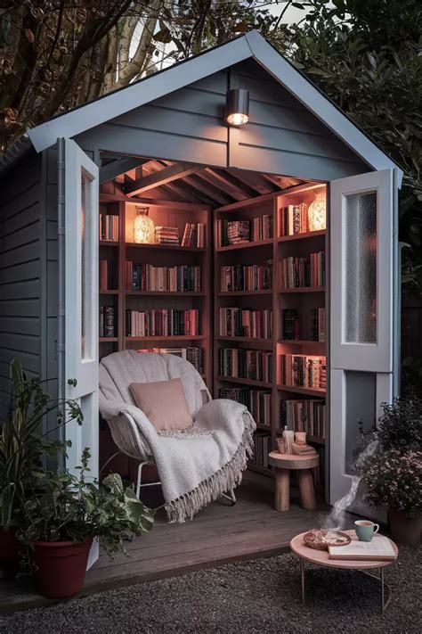 shed reading nook