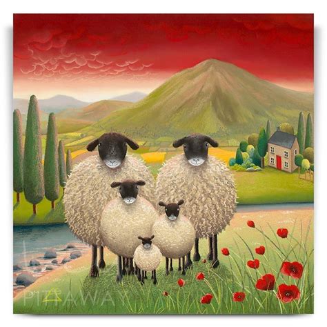 sheep canvas art