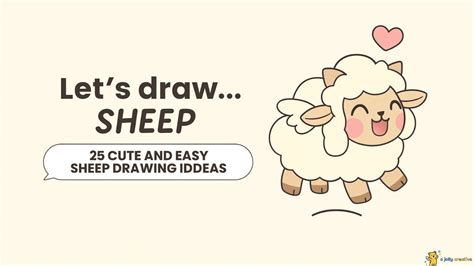 Sheep Drawing Ideas