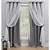 sheer and blackout curtain set