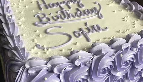Sheet Cake Birthday Designs For