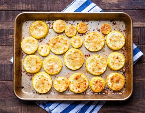 Sheet Pan Roasted Yellow Squash