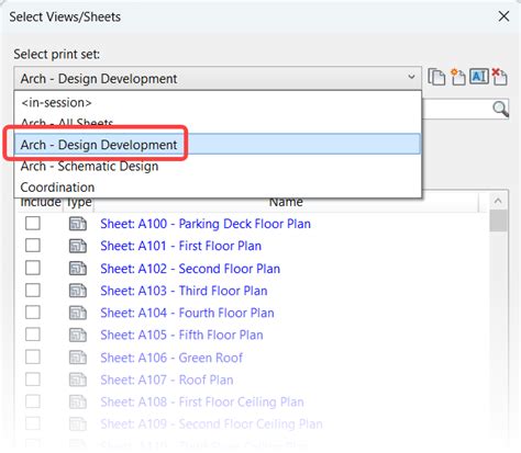 Sheet Sets Revit