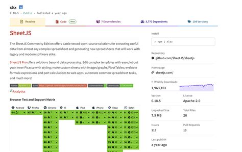 Sheetjs Export Json To Excel
