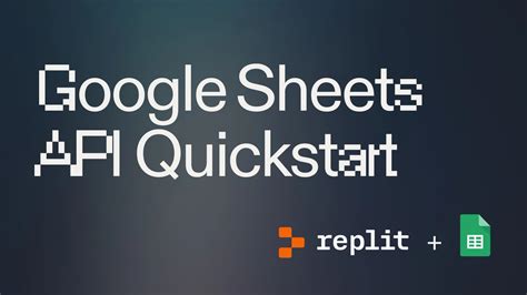 Sheets Api Quickstart