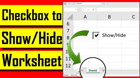 Sheets Checkbox Unhide
