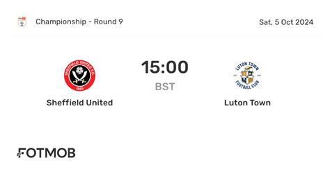 sheffield united vs luton town h2h