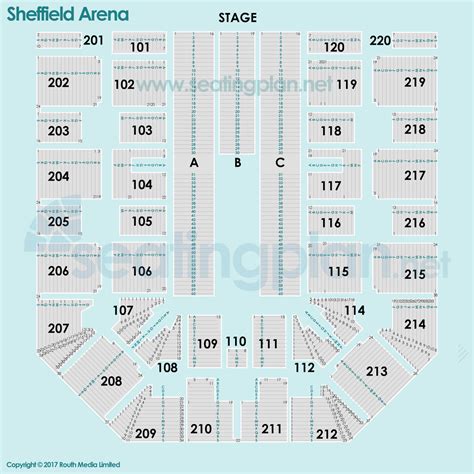 sheffield utility arena seating plan
