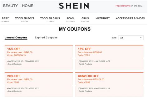 [July, 2021] 1020 off 29+ at SHEIN via promo code WNTRCLR shein