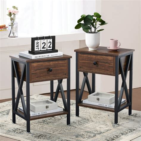 Shelf Bedroom End Tables