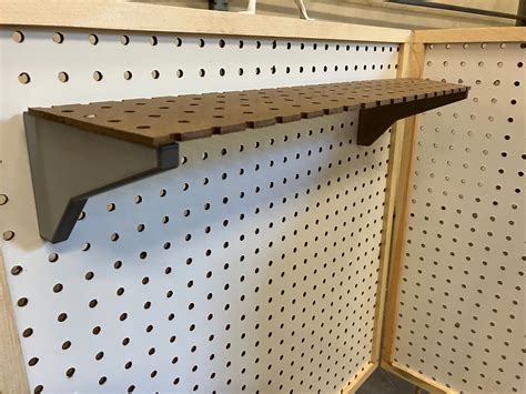 Shelf Bracket For Pegboard