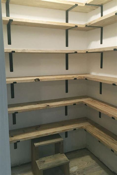 shelf brackets for food pantry