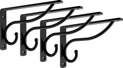 Shelf Brackets With Hooks