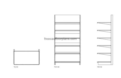 Shelf Cad Block Free