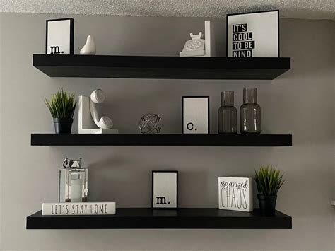 Shelf Decor Black