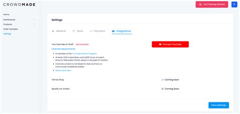 Shelf Eligibility Requirements