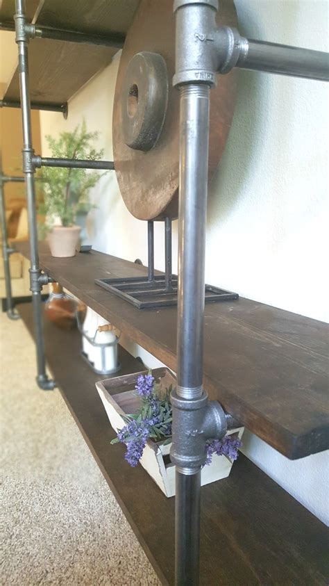 Shelf Made Out Of Pipe