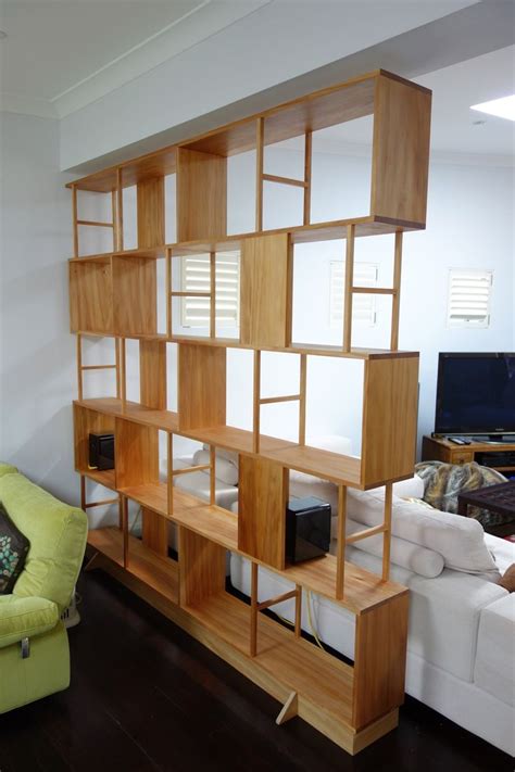 Modern room divider, Living room divider, Room divider shelves
