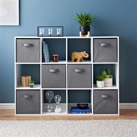 Shelf With Storage Cubes