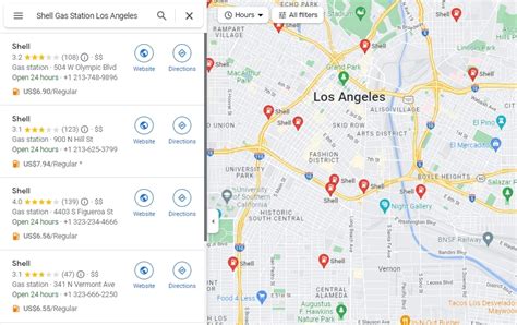 shell gas station locator